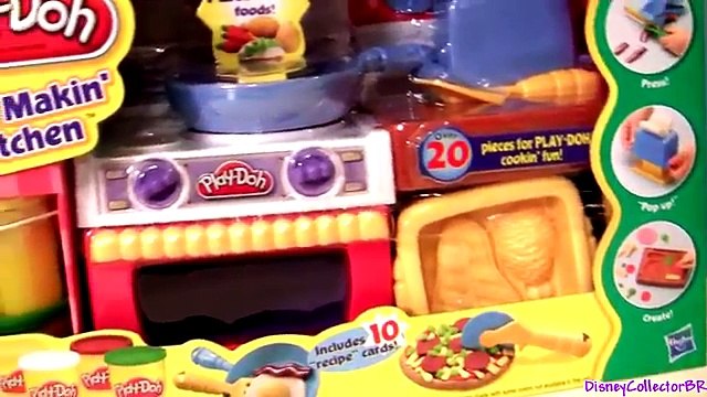 PLAY DOH Chef Cookie Monster Eats Letter Lunch Pizza From Play-Doh Meal Making Kitchen Baking Toy