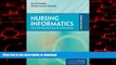 Best books  Nursing Informatics And The Foundation Of Knowledge online to buy