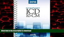 Best books  ICD-10-CM 2016: The Complete Official Draft Code Set (Icd-10-Cm the Complete Official
