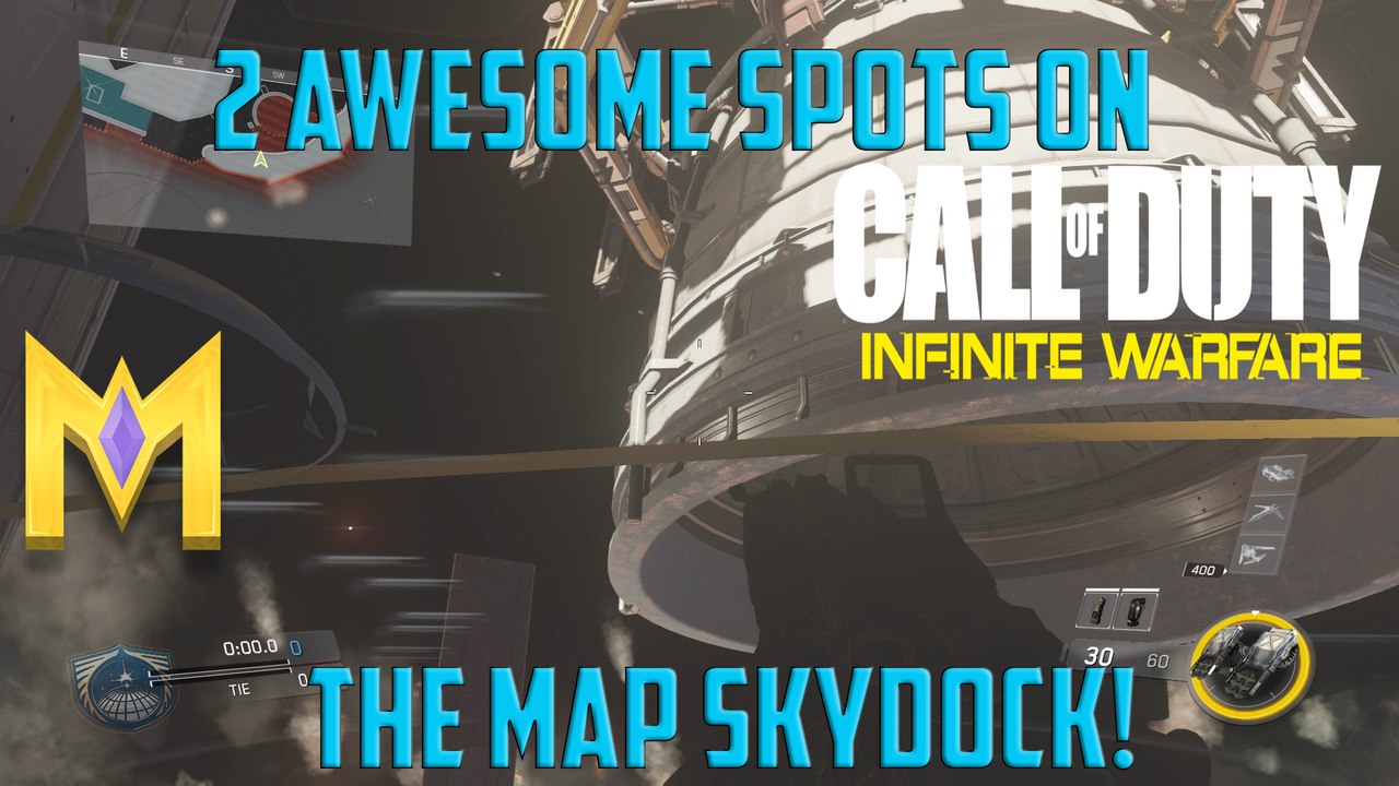 CoD iW Glitches - 2 Awesome Spots On SkyDock "CoD IW Glitches"