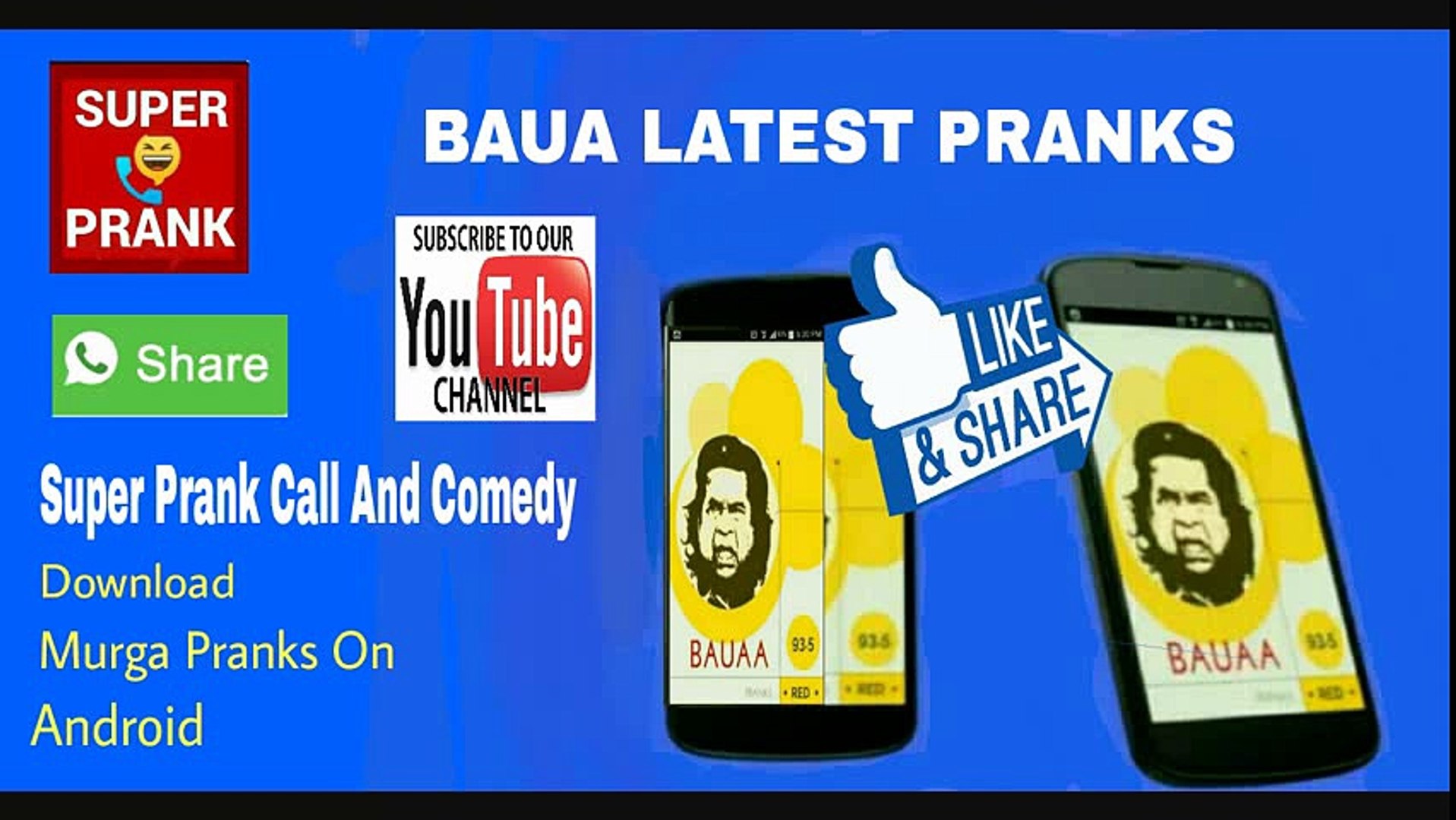 Baua On Aap Zebra Hai  Red FM Latest 10 November 2016 - Funny Hindi  Prank Call - video Dailymotion