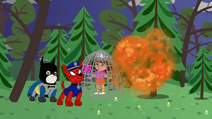 Masha And Dora Paw Patrol saviors 6 Finger Family Nursery Rhymes