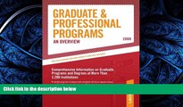 READ book  Grad Guides Book 1:  Grad/Prof Progs Overvw 2009 (Peterson s Graduate   Professional
