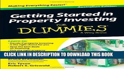 [PDF] Getting Started in Property Investment For Dummies - Australia Full Online
