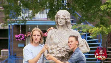 Teleporting Statue Prank
