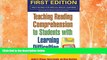 FREE DOWNLOAD  Teaching Reading Comprehension to Students with Learning Difficulties, First Ed