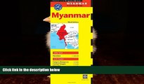 Big Deals  Myanmar Travel Map Third Edition (Periplus Travel Maps)  Best Seller Books Most Wanted