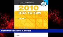 Read books  2010 ICD-10-CM, Standard Edition DRAFT (Softbound), 1e (Sanders ICD-10-CM (Standard