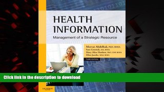 Buy book  Health Information: Management of a Strategic Resource, 3e online for ipad