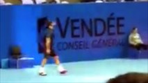 Internationaux de Tennis de Vendée 2016 - Challenger -  Benoit Paire retrouve le sourire et s'amuse avec les ramasseurs