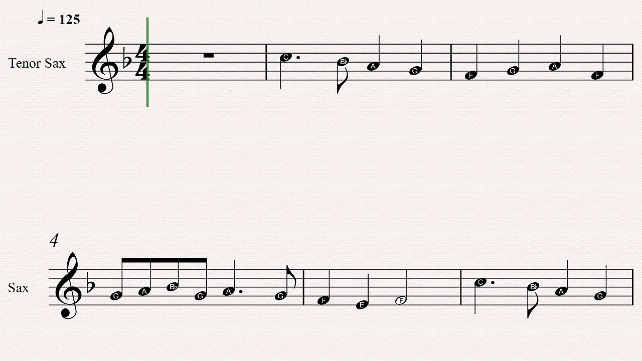 Tenor Sax Christmas Sheet Music: Deck The Halls