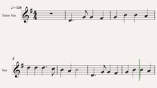 Tenor Sax Christmas Sheet Music: Hark The Herald Angels Sing