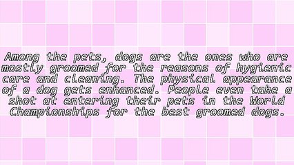 Pet Grooming Is a Growing Fashion