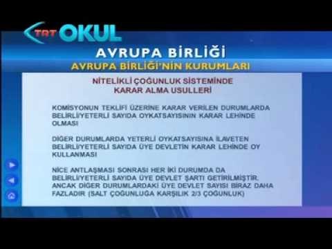 Avrupa Birligi - Ders 3 - Açık Sınıf - TRT Okul