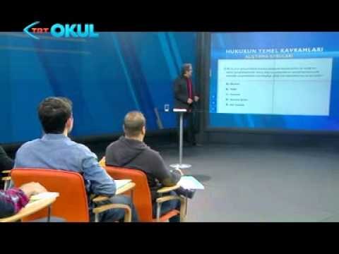 Hukukun Temel Kavramları - 7. Ders (Açık Sınıf 2013 - 2014) - TRT Okul