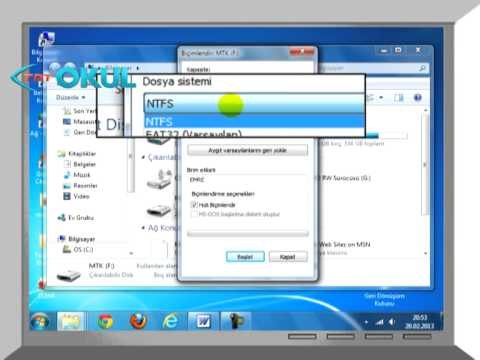 Bilgisayar Öğreniyorum - Disk Formatlama - TRT Okul