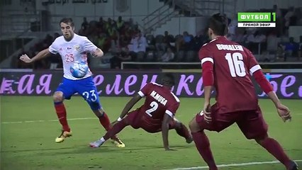 Aleksandr Samedov Penalty Goal HD - Qatar 0 - 1 Russia 10.11.2016