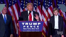 Donald Trump's victory speech, in less than three minutes