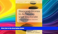 READ book  Stepping Stones to Achieving your Doctorate (Open Up Study Skills)  FREE BOOOK ONLINE
