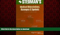 liberty books  Stedman s Medical Abbreviations, Acronyms and Symbols (Stedman s Abbreviations,