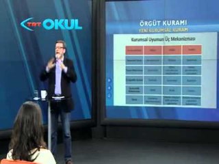 Örgüt Kuramı - 6. Ders - Açık Sınıf - TRT Okul