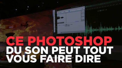 Ce photoshop du son peut tout vous faire dire