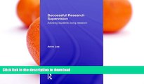 READ  Successful Research Supervision: Advising students doing research FULL ONLINE
