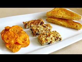 THREE QUICK FAMILY AFTERNOON SNACKS
