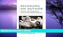 READ  Becoming an author: advice for academics and professionals FULL ONLINE