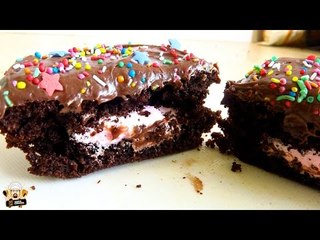 MARSHMALLOW FILLED CHOCOLATE CUPCAKES