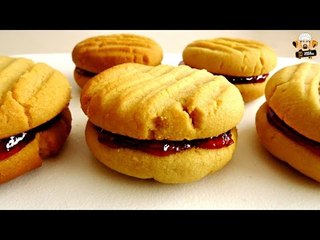PEANUT BUTTER & JELLY COOKIES RECIPE