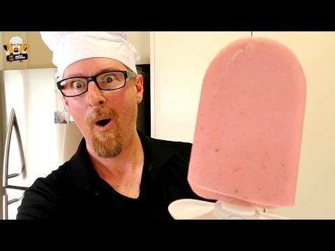 STRAWBERRY BUTTERMILK ICE CREAM POPSICLE