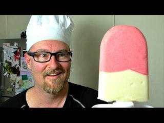 STRAWBERRY & BANANA LAYERED POPSICLE