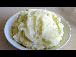 MASHED POTATOES WITH GARLIC & PARMESAN CHEESE