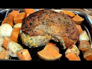 SUCCULENT LAMB ROAST WITH VEGGIES