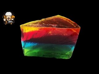GIANT GUMMY RAINBOW CAKE