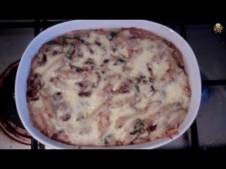 PENNE PASTA MUSHROOM CASSEROLE RECIPE
