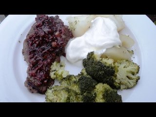 KANGAROO WITH RASPBERRY GLAZE