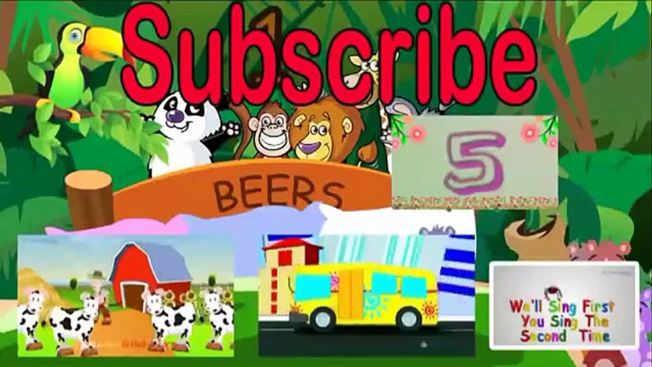 Five Little Ducks, Nursery Rhymes New 3D Animation new - Childrens Songs - Full HD 1080