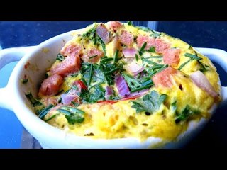 2 MINUTE MICROWAVE EGG BAKE