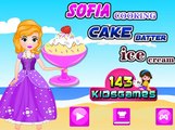 Sofia Cooking Cake Batter Ice Cream - Best Game for Little Kids