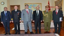 Bakan Fikri Işık, Irak'ın Ankara Büyükelçisi Tallal Jameel Saleh Al-Obaidi Kabul Etti