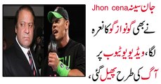 John cena says GO Nawaz Go - news bloopers -