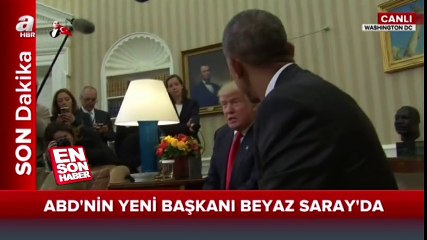 Obama ve Trump Beyaz Saray'da bir araya geldi