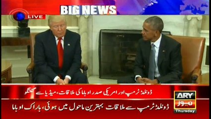 President-elect Donald Trump meets Obama