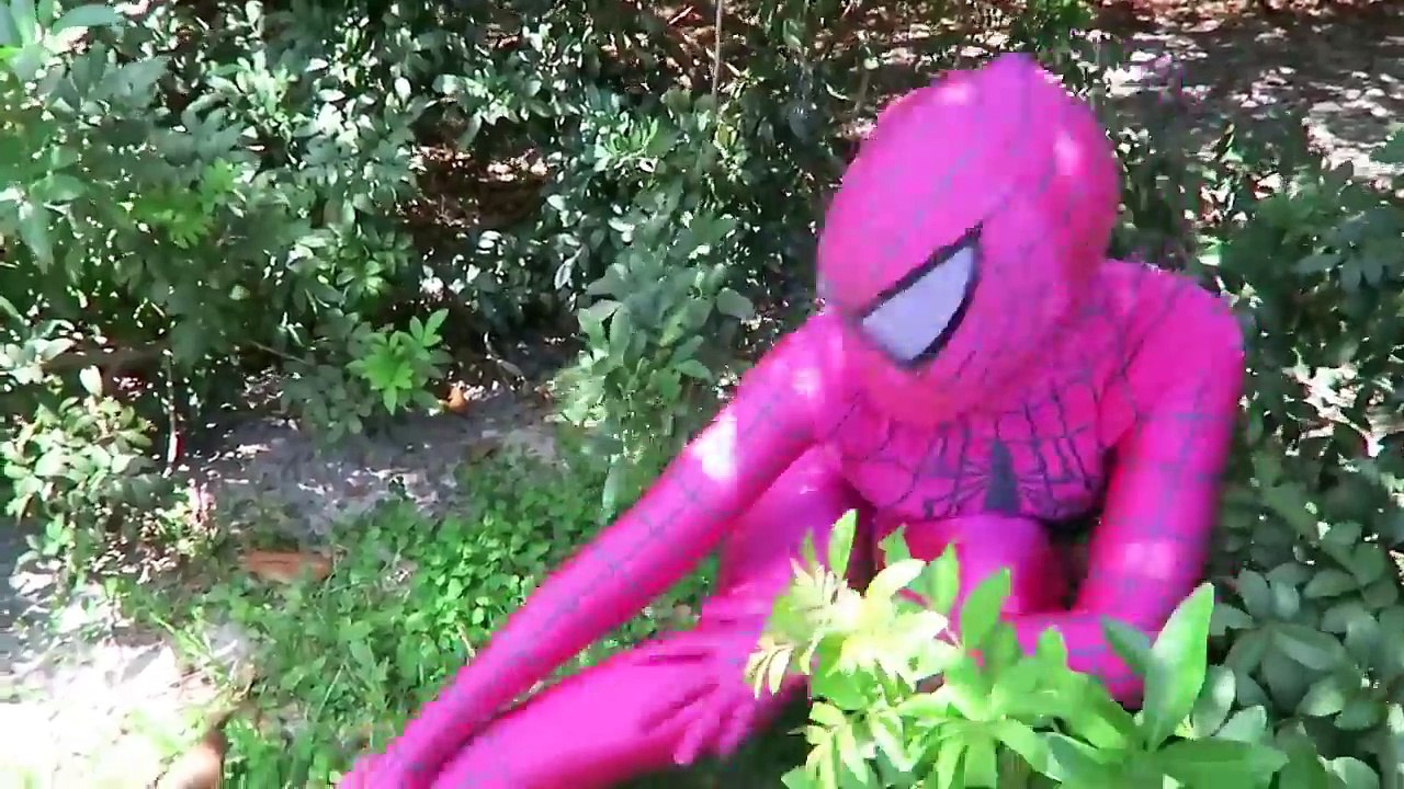 Spiderman vs Joker vs Frozen Elsa Funny Fall Fail w Zombie Attack Funny Superheroes