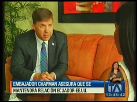 Embajador de Estados Unidos en Ecuador habla sobre las relaciones entre los dos países
