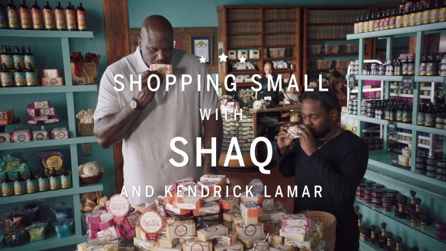 American Express Presents Shopping Small with Shaq & Kendrick Lamar starring Shaquille O’Neal & Kendrick Lamar