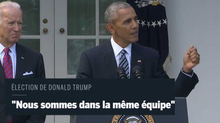 Barack Obama : "Nous sommes tous dans une seule équipe"