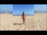 Le ciseau de Zlatan Ibrahimovic en slow motion sur la plage